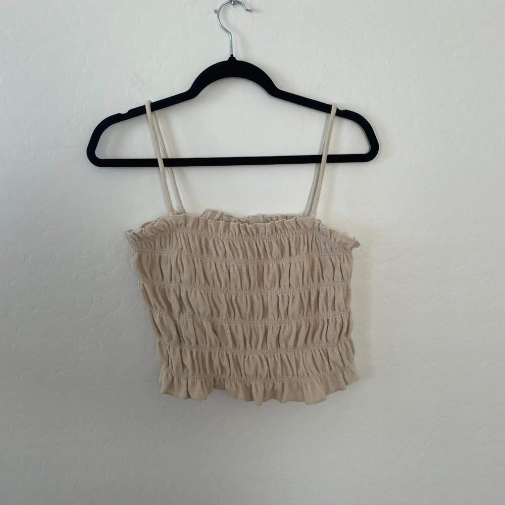 H&M Cream Ruched Blouse - Picture 9 of 10
